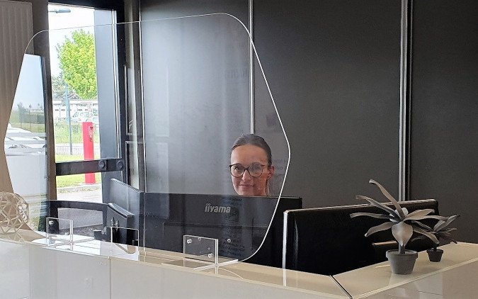Écrans Écrans de Protection Protectiv Desk'R Lot de 2