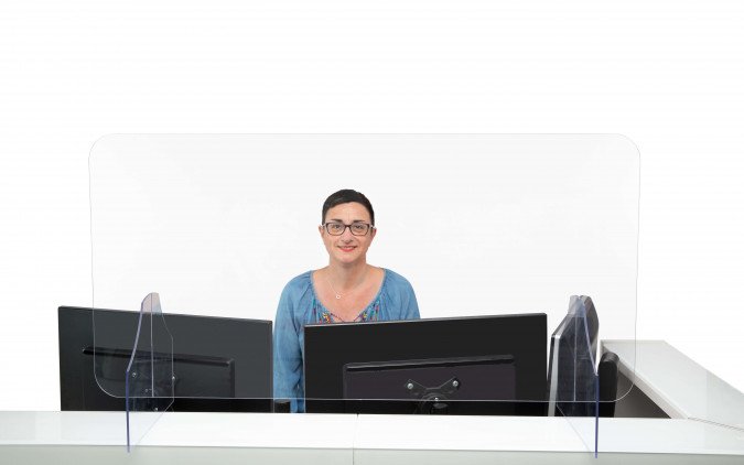 Écrans Écran de Protection Protectiv Desk'O Lot de 2