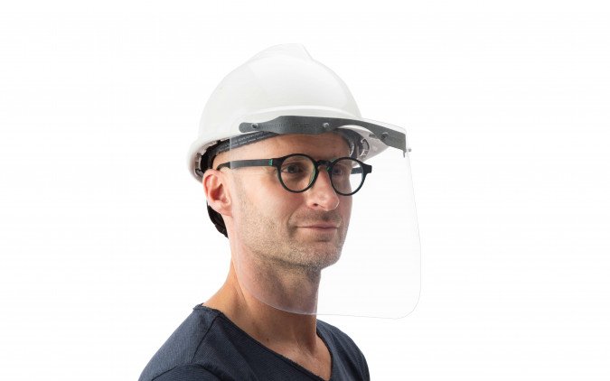 Viziere de protecție Kit cască de construcție cu vizieră Cască Protectiv