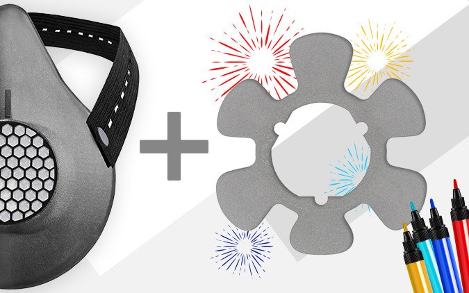 Măști de filtrare Kit mască Protectiv R și frumusețe Flor