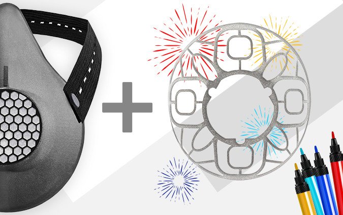 Măști de filtrare Kit Masca Protectiv R si frumusetea ei dantela